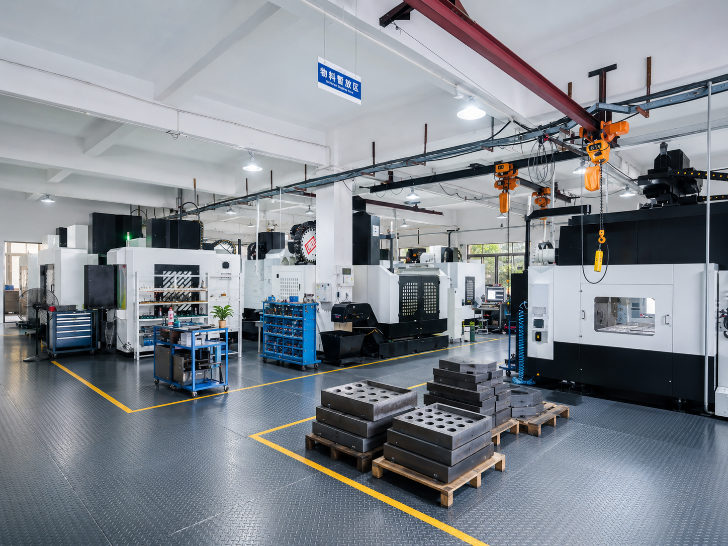 GB Braid machining workshop