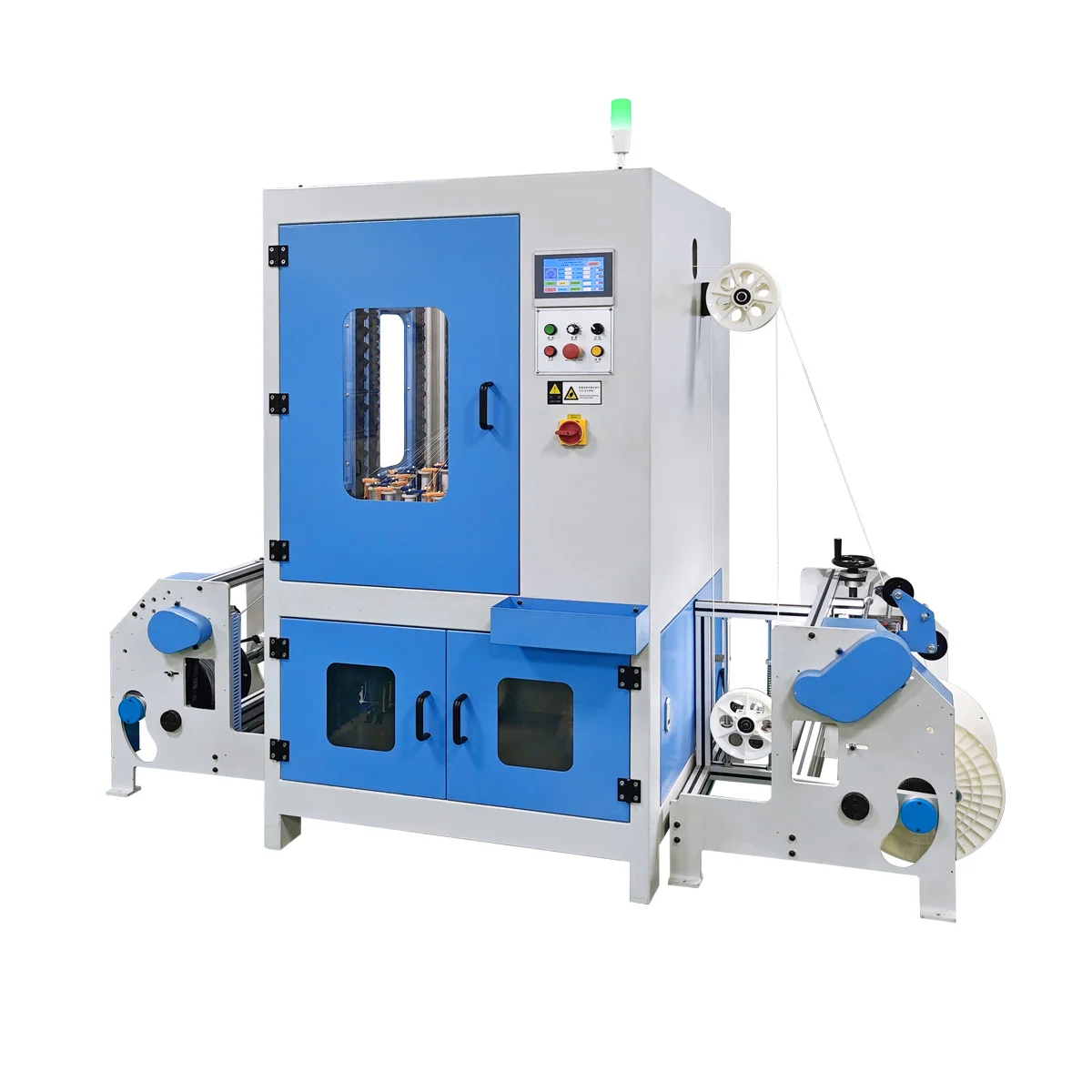 Wire and cable braiding machine for industrial cable shielding production